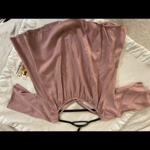 Pink loose shirt